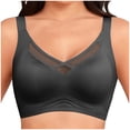 thumbnail image 4 of FNFYFH Wireless Jelly Bras for Women Plus Size Supportive Seamless Sports Bra Full Coverage Minimizer Bra Comfortable No Underwire Tshirt Bras, 4 of 9