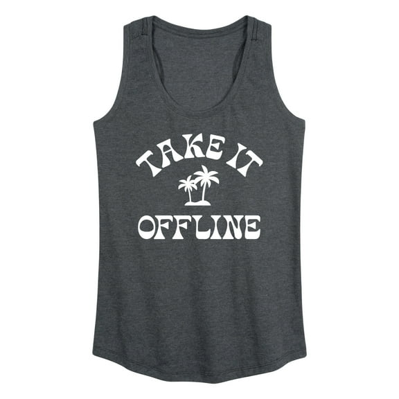 Instant Message - Take it Offline - Women's Racerback Tank Top
