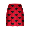 thumbnail image 3 of LOVZFMLL Jupes de Tennis Plissées d'Été pour Femmes Jupe Courte Athlétique Extensible Yoga Faux Deux Pièces Rouge S, 3 of 5