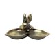 thumbnail image 1 of Bandeja de almacenamiento con forma de estatua de ardilla, manualidades, organizador pequeño y novedoso, figura de resina para armario, centro de mesa bronce, 1 of 8