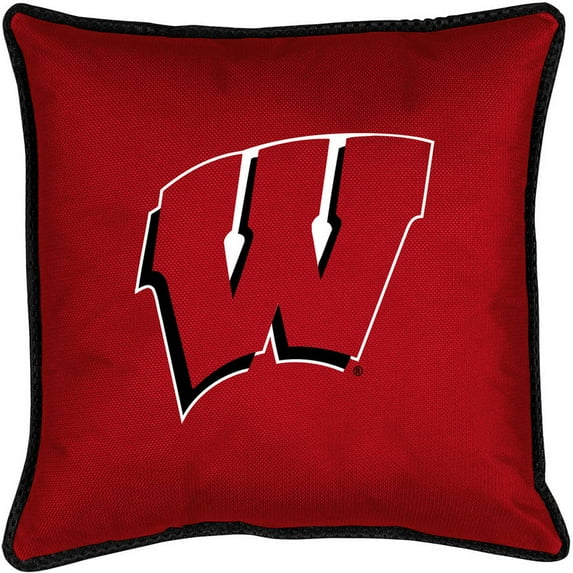 NCAA University of Wisconsin Sidelines Toss Pillow