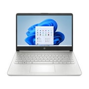 HP 14" Laptop, Intel Core i3-1115G4, 4GB Ram, 128G Ssd, Natural Silver, Windows 11 Home in S Mode