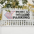 thumbnail image 4 of Public Monthly Parking Left Banner Sign 18 Inch x 48 Inch | 13 oz Vinyl with Metal Grommets | Heavy-Duty Single-Sided Outdoor Durable Printed High-Quality Weatherproof | Made in the USA, 4 of 6