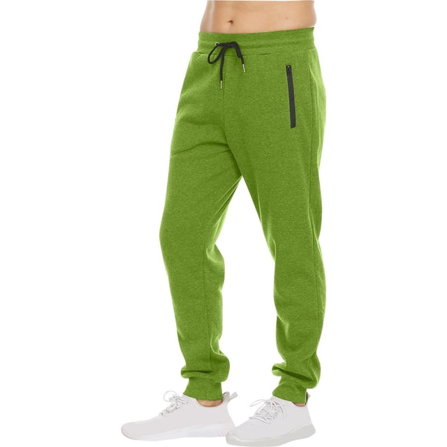 Pantalones largos de moda para hombre, deportivos, de terciopelo, con cremallera, de color liso, de poliéster