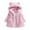 Pink, variant on Infant Toddler Baby Girls' Winter Coat- Polar Fleece Lined Hooded Quilted Bubble Puffer Jacket for Girls (12M-4T) Fleece Jacket For Girls Size 12-14