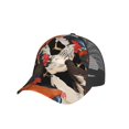 thumbnail image 7 of Baseball Cap Adjustable Fashion Snapback Unisex Mesh Trucker Hat, Colorful Hens Chicken Vintage, 7 of 7
