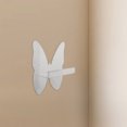 thumbnail image 1 of BRIGHTFUFU 2Pcs Clear Acrylic Vinyl Record Wall Mount Rack Butterfly Shape Storage Shelf for Albums and Cds, 1 of 6