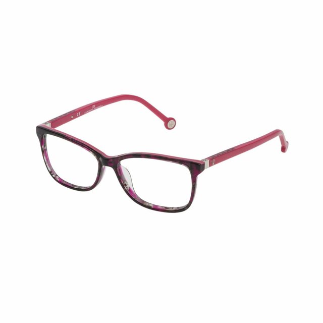 Carolina Herrera VHE732-0720 Red Tortoise Square Unisex Acetato Anteojos Carolina Herrera VHE732-0720