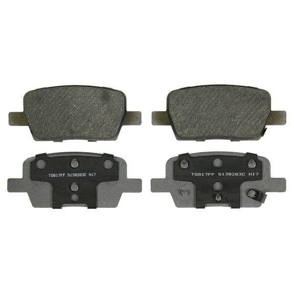 Wagner Thermoquiet QC1877 Ceramic Disc Brake Pad Set Fits select: 2018-2019 CHEVROLET TRAVERSE, 2017-2018 GMC ACADIA