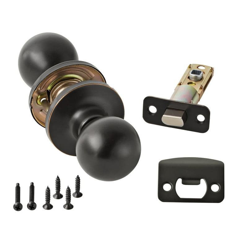 Ball Aged Bronze Hall and Closet Door Knob Ball Aged Bronze Hall and Closet Door Knob