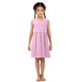 thumbnail image 6 of Girls Dress Pink Stripes Sleeveless Dress for Girls Hem A-Line Casual Sundress, 6 of 7