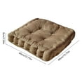 thumbnail image 4 of Bxaolu 2Pack Dining Chair Cushions, Thicker 3.54" Chairs Pads for Indoor Kitchen Room - Washable, Non-Slip Seat Cushion, 15.75" x 15.75", Khaki, 4 of 7