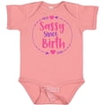 thumbnail image 3 of Inktastic Sassy Since Birth, Sassy, Sassy Girl, Arrow, Hearts Girls Baby Bodysuit, 3 of 5