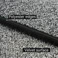 thumbnail image 2 of Runner Rug with Non Slip Rubber Backing, Washable Soft Floor Carpet for Kitchen, Hallway, Entryway Indoor, Bedroom, Laundry, Low Pile Area Rugs, Solid color with Pointillism style, 2*10 ft BLACK, 2 of 6