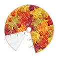 thumbnail image 3 of Bingfone Christmas Tree Skirt Mat Christmas Decoration Interior 36"-Autumn Leaves, 3 of 8