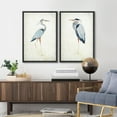 thumbnail image 4 of IDEA4WALL Framed Canvas Print Wall Art Heron Birds Design Illustrations Nature Animals Modern Art Decor Calm/Relax Bohemian Colorful Artwork for Living Room, Bedroom, Office -, 4 of 5