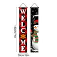 thumbnail image 3 of PuSpu Christmas Door Curtain 30x180cm 1pc Multicolor Polyester Couplets Party Decoration Door Cover Festival Background Cloth Durable Hanging Decor, 3 of 6