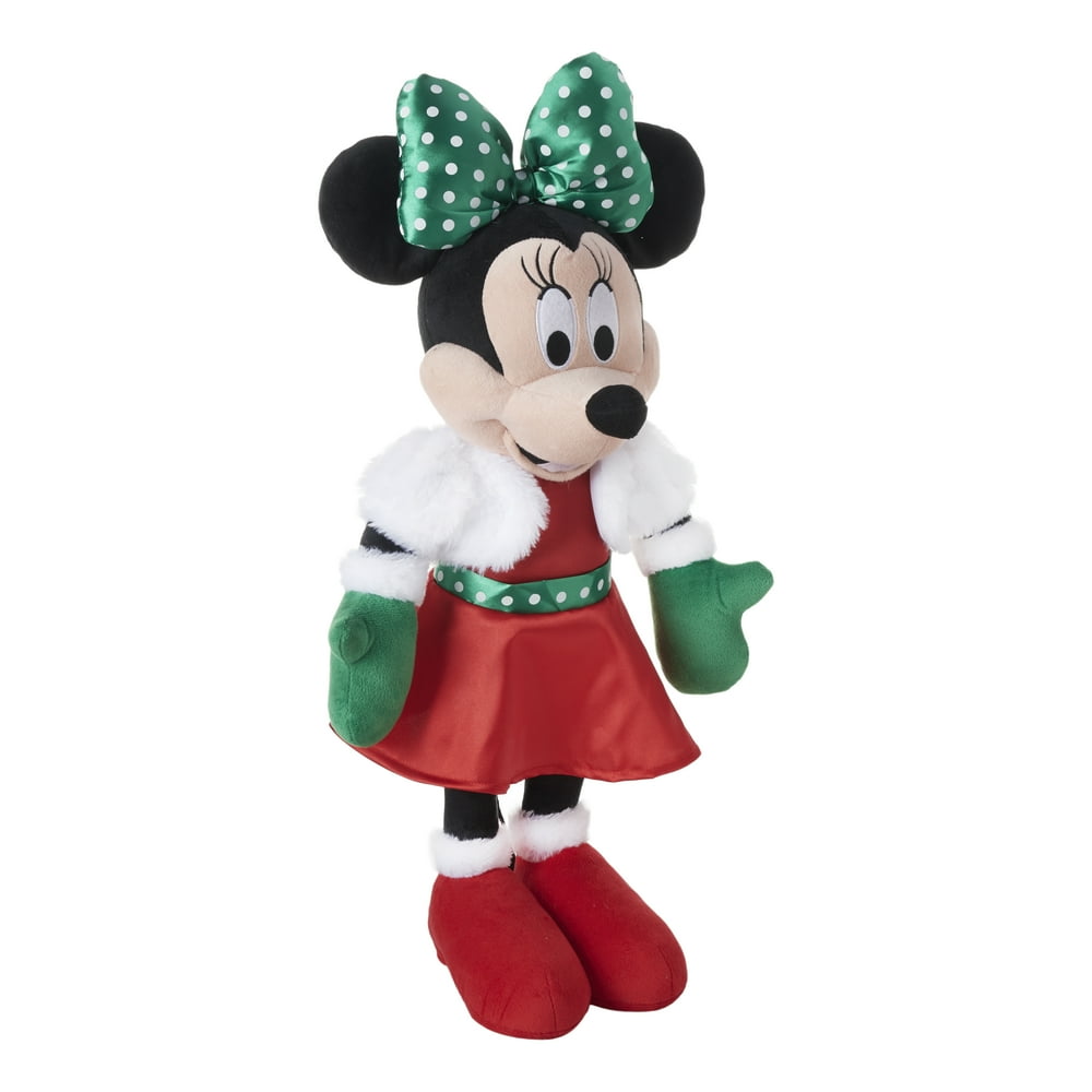 minnie mouse holiday plush