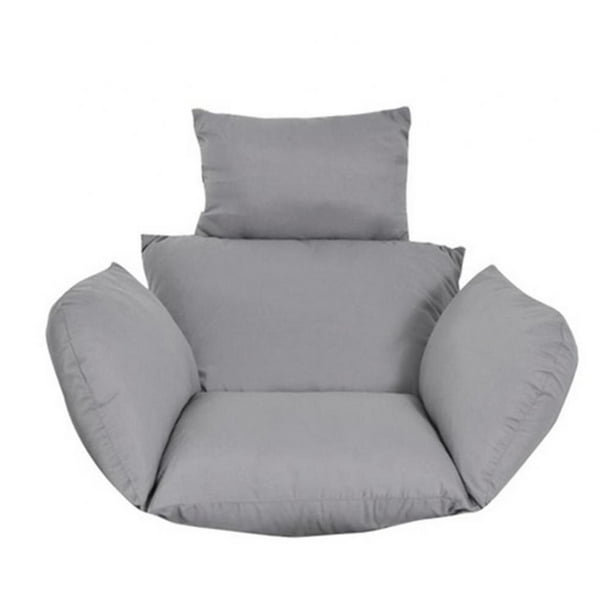 Cojín de columpio duradero para el hogar, alfombrilla de Color sólido para silla de huevo, asiento colgante para Patio al aire libre, funda de cojín para decoración del hogar Fivean unisex