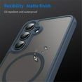 thumbnail image 6 of YEYKX Magnetic for Samsung Galaxy S25 FE 5G Case [Compatible with MagSafe] [Military Grade Drop Protection] Translucent Matte Shockproof Phone Case,Blue, 6 of 7