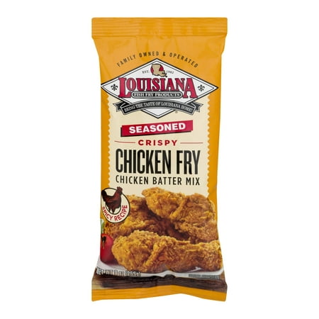 (3 Pack) Louisiana Fish Fry Chicken Fry Mix, 9 oz (Best Coating For Fried Chicken)
