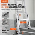 thumbnail image 2 of VEVOR Ladder Levler 11.4 inch Expansion Length Leveling Tool Quick Release, 2 of 9