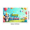 thumbnail image 3 of LUUFILx Birthday Background Happy Birthday Backdrop Party Decorations Colorful Balloons Stars Gifts Photography Props Banner Celebration Supplies, 3 of 9