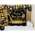 thumbnail image 2 of 8x6FT 2026 Happy New Year Backdrop Gold Glitter New Years Background for 2026 New Years Eve Party Decoration Banner Supplies, 2 of 6