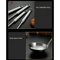 thumbnail image 5 of Wok Spatula and Ladle - Stainless Steel Wok Tools Set of 2, Heat-Resistant Wok Cooking Utensils, Universal Solid Kitchen Accessories, 5 of 8
