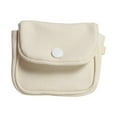 thumbnail image 3 of Monedero pequeño y duradero de lona portátil para mujer, cartera ligera con botón a presión, bolsa para lápiz labial, tarjeta de crédito, auricular y , blanco Salvador Monedero de lona, 3 of 10