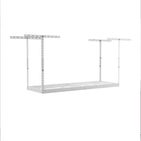 MonsterRax 4x8 Overhead Garage Storage Rack with Accessory Hooks ...