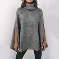 thumbnail image 3 of Vedolay Womens Sweater Fall Sweaters Round Neck Striped Cute Winter Pullover Sweaters for Women,Gray L, 3 of 5