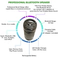 thumbnail image 5 of Technical Pro Rechargeable Professional Bluetooth Speaker w/ Color Changing LED 30 Feet Range  Enclosure, 5 of 5