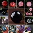 thumbnail image 6 of K-KED 60mm Natural Clear Quartz Crystal Ball Healing Mineral Gemstone Sphere W/ Stand, 6 of 9