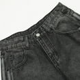 thumbnail image 6 of Jeans for Women Trendy High Waisted Straight Jeans With Star Loose Wide Leg Stretchy Denim Pants with Pockets 2025 Fashion (Black, L), 6 of 9