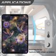 thumbnail image 5 of Yuyamidu Hummingbird RV Door Window Shade for Inside Camper Purple Flower Privacy Screen Window Decorative Cover Travel Trailer Motorhome Door Window Sun Shade Accessories, 5 of 7