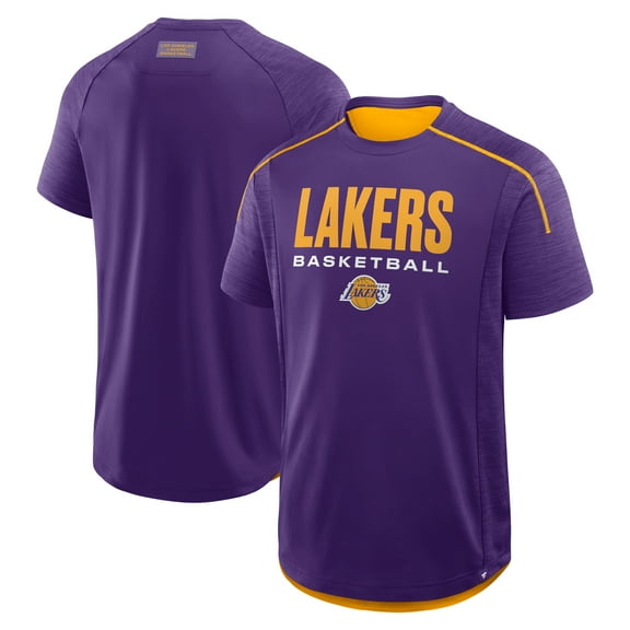 Men's Fanatics Purple Los Angeles Lakers Inbound Pass Play Practice T-Shirt