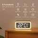 thumbnail image 2 of Despertador digital con luz nocturna 0-100% brillo ajustable, 2 of 5