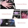 thumbnail image 3 of MISSLO Costume Dance Garment Bag with 3 Clear Zipper Pockets, Set of 2 (Black), 3 of 7