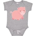 thumbnail image 3 of Inktastic Cute Little Pink Farm Pig Boys or Girls Baby Bodysuit, 3 of 5