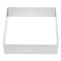 ORDDIART Stainless Steel Mousse Cake Mold Square Shape for Professional Bakers 1Pack 14 Inch