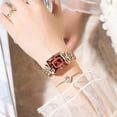 thumbnail image 5 of Explojoy Women's Rectangle Quartz Watch – Elegant Stainless Steel Design with Date Display, 5 of 7
