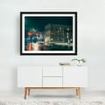 thumbnail image 6 of Downtown Warsaw - Warsaw New York Photography Nightlife Street Photography Cityscape Architecture Vintage Winter Snow Black Framed Wall Art Print 12 x 16 inches, 6 of 8