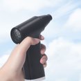 thumbnail image 4 of Handheld Jet Blower Air Duster, 130000RPM Rechargeable Cordless Fan with LED Light, Powerful Wind Adjustable Speed for Office Computer Keyboard, Vehicles, Cars, and Home Cleaning, 4 of 7
