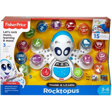 Fisher-Price Think & Learn Interactive Preschool Toy Rocktopus