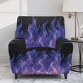 thumbnail image 2 of Kuiaobaty Fire Pattern Recliner Couch Cover with Elastic Bottom Nonslip Reclining Sofa Slipcover Breathable Recliner Couch Cover Dustproof Reclining Slipcover for Living Room, 2 of 8