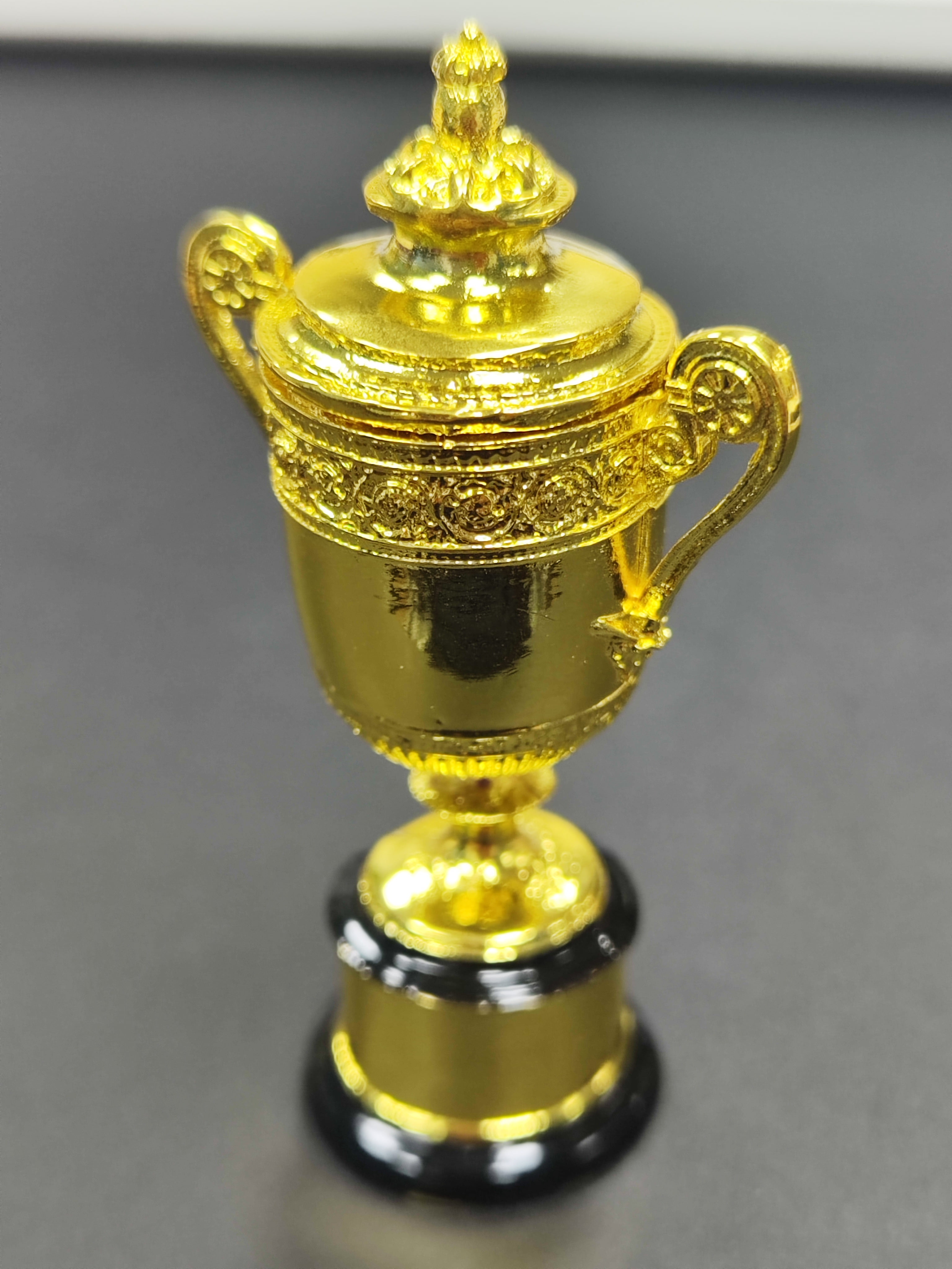 Wimbledon England Open Men's Grand Slam Tennis Replica Trophy 8cm