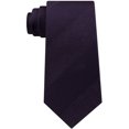 thumbnail image 1 of Kenneth Cole Mens Heather Bar Self-tied Necktie, Purple, One Size, 1 of 1