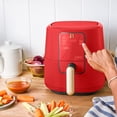 thumbnail image 5 of Beautiful 3 Qt Air Fryer with TurboCrisp Technology, EverGood Ceramic Nonstick Coating, Tomato Red by Drew Barrymore, 5 of 12