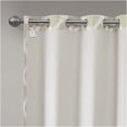 thumbnail image 3 of JERFIT Printed Ikat Blackout Curtain Panel 100% Polyester for Patio Door, 100x84 Inch, Noise Reducing Thermal Insulated Grommet Top Window Treatment for Living Room Bedroom, 3 of 10